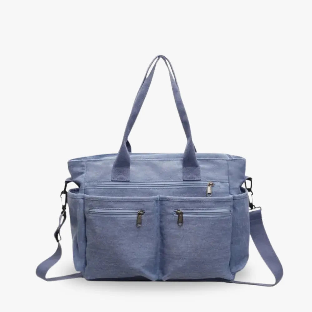 Asverra Kanna Two-Tone Canvas Bag