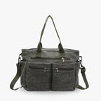 Asverra Kanna Two-Tone Canvas Bag