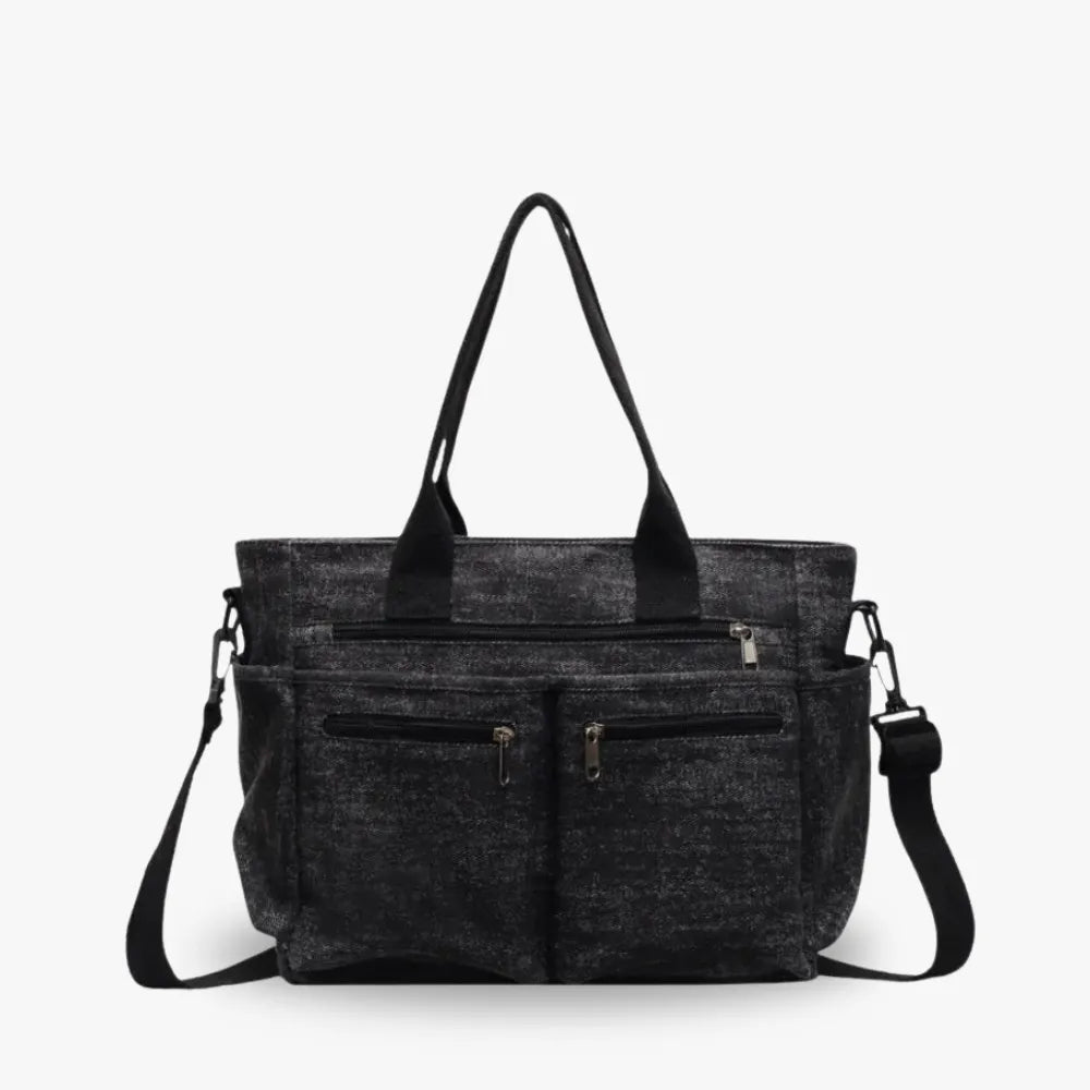 Asverra Kanna Two-Tone Canvas Bag