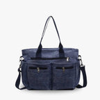 Asverra Kanna Two-Tone Canvas Bag