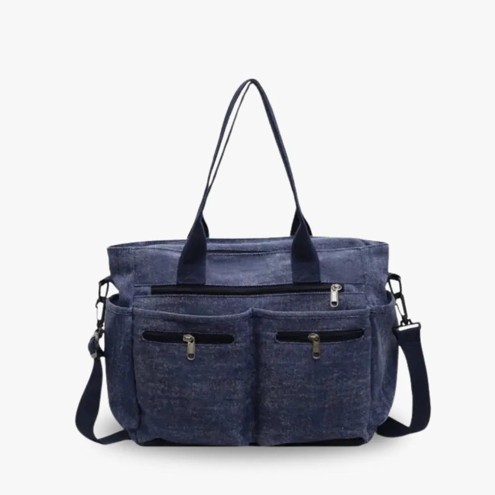 Asverra Kanna Two-Tone Canvas Bag