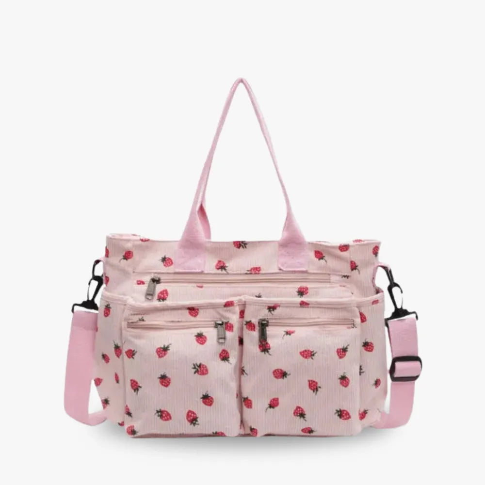 Asverra Kanna Berry Corduroy Bag