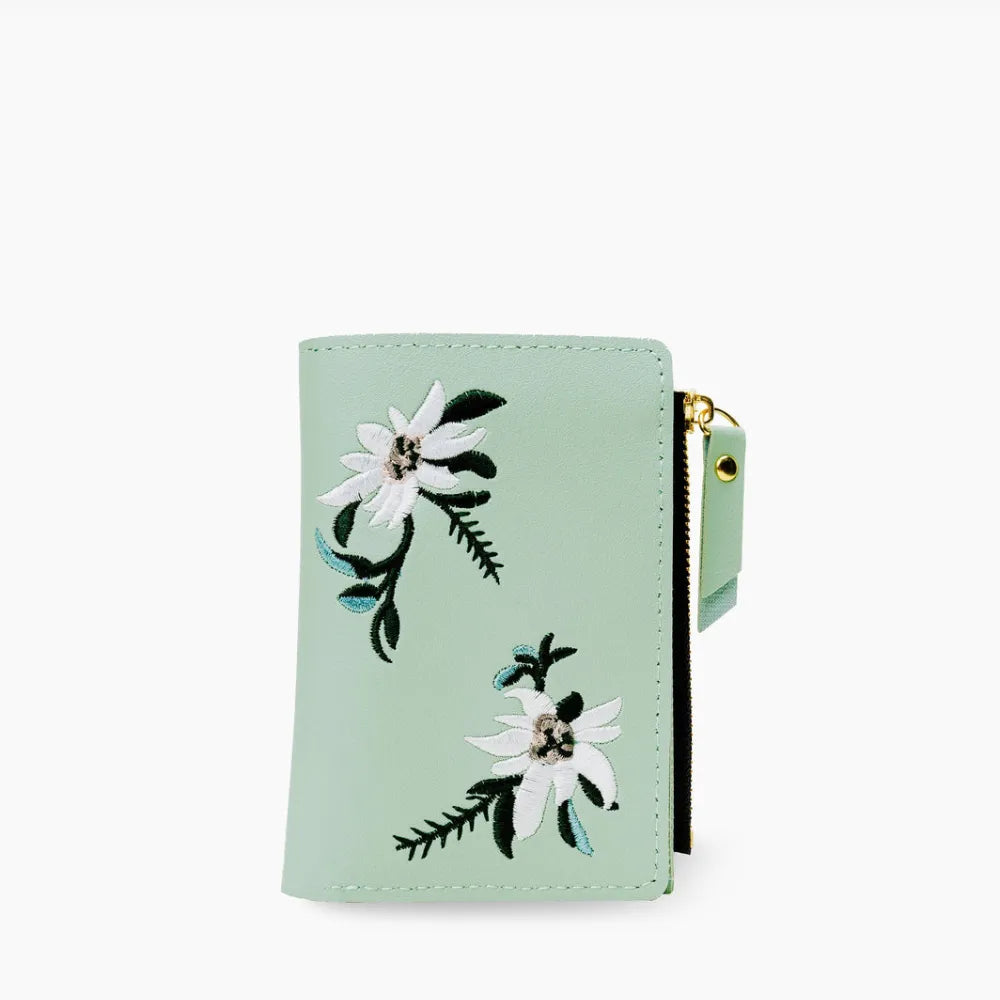 Asverra Fleur Embroidered Wallet