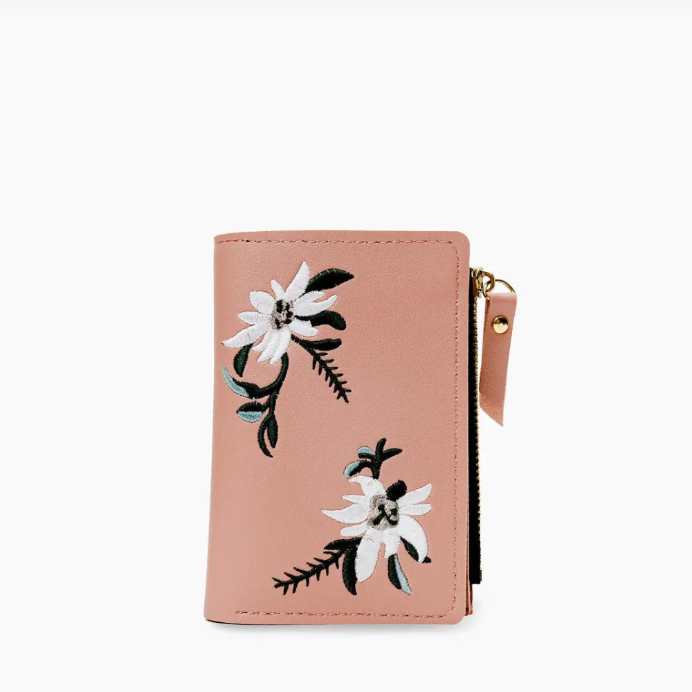 Asverra Fleur Embroidered Wallet
