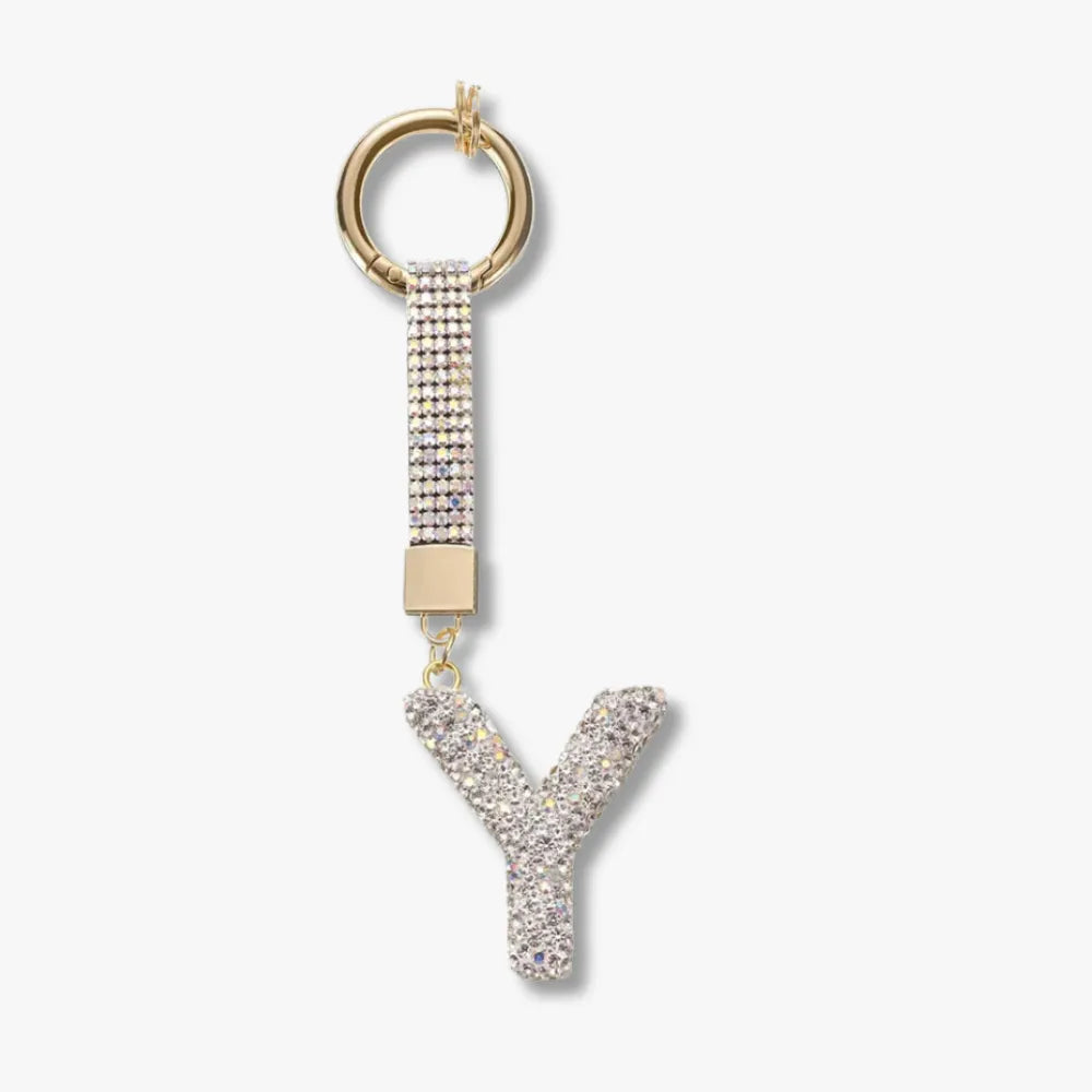 Asverra Starry Initials Bag Charm