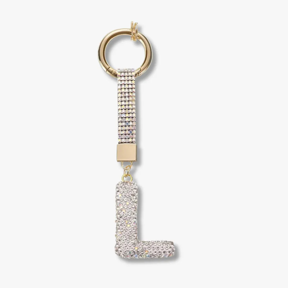 Asverra Starry Initials Bag Charm