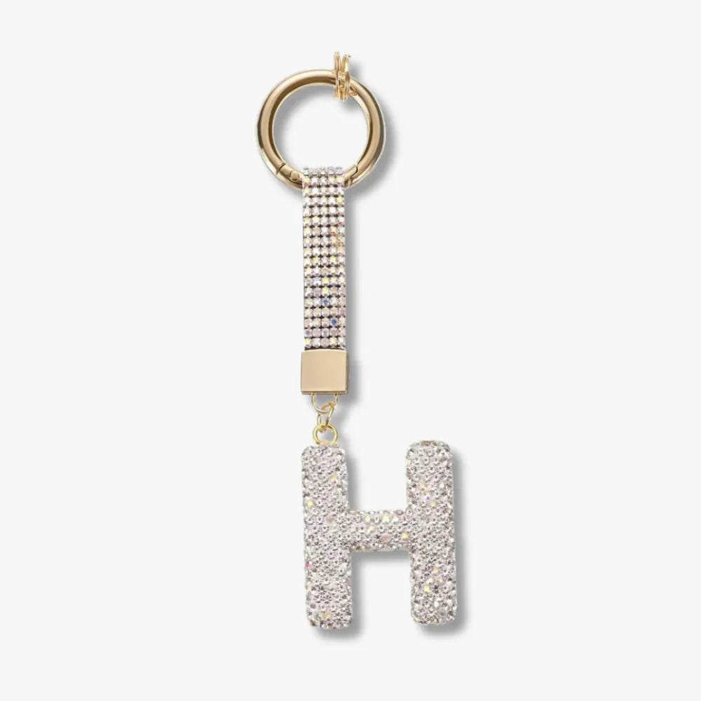 Asverra Starry Initials Bag Charm