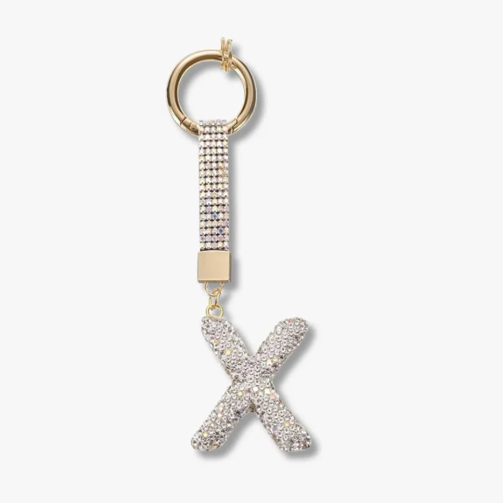 Asverra Starry Initials Bag Charm