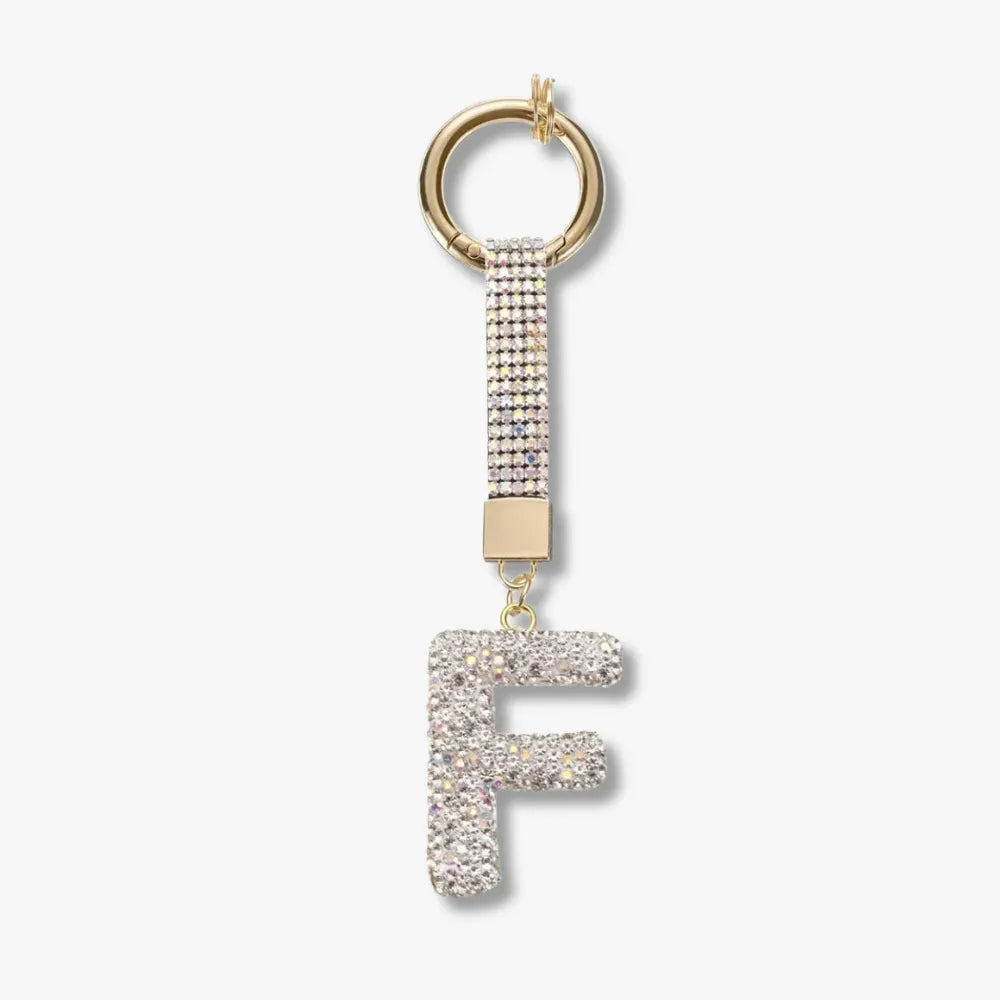 Asverra Starry Initials Bag Charm