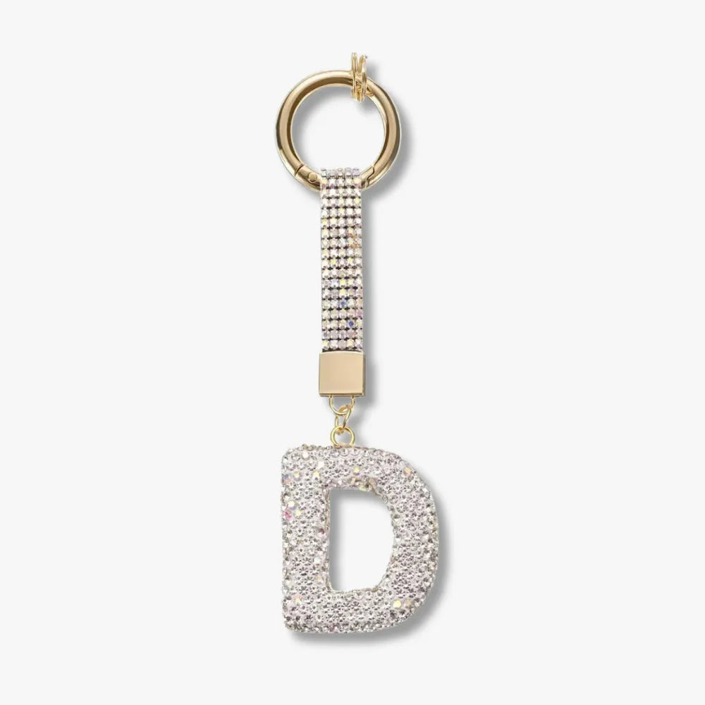 Asverra Starry Initials Bag Charm
