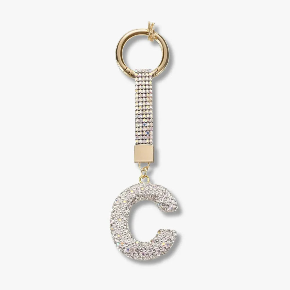 Asverra Starry Initials Bag Charm