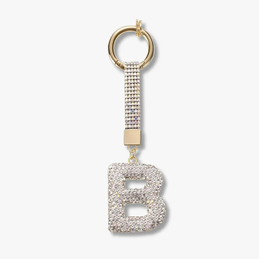 Asverra Starry Initials Bag Charm