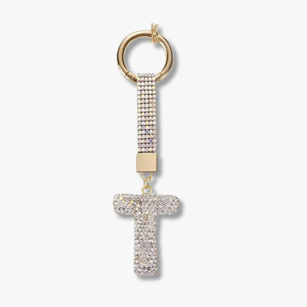 Asverra Starry Initials Bag Charm