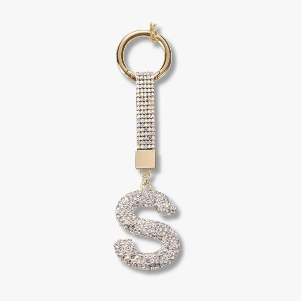 Asverra Starry Initials Bag Charm