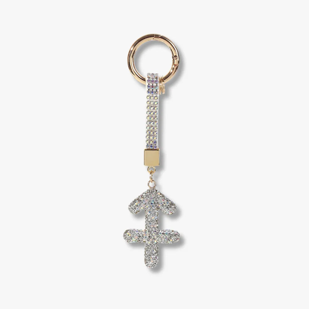 Asverra Zodiac Sparkle Bag Charm