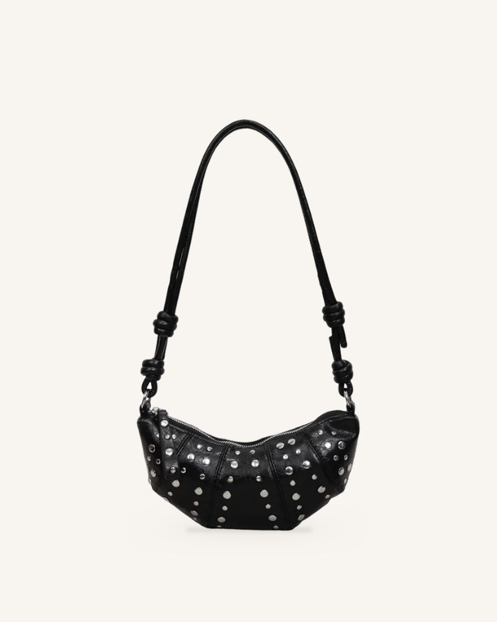 Tavrina Studded Croissant Shoulder Bag Main image