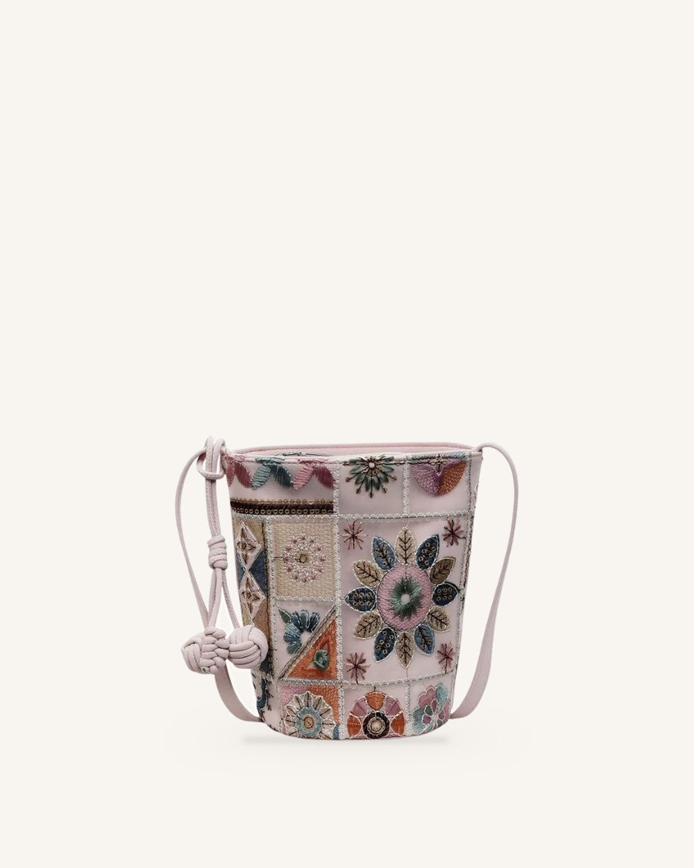Mosaira Embroidered Bucket Bag Main image