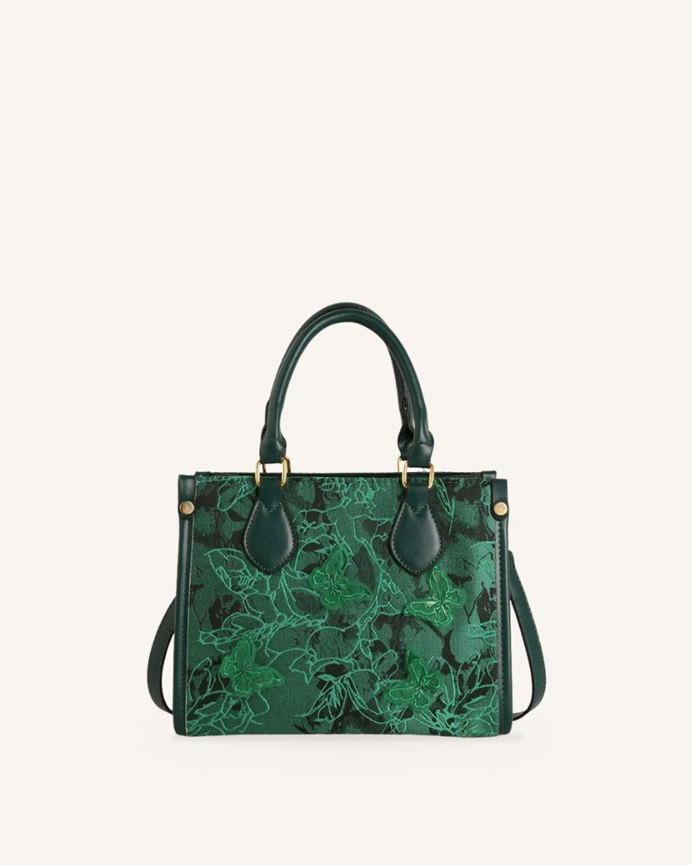 Evarielle Floral Lace Satchel Bag Main image