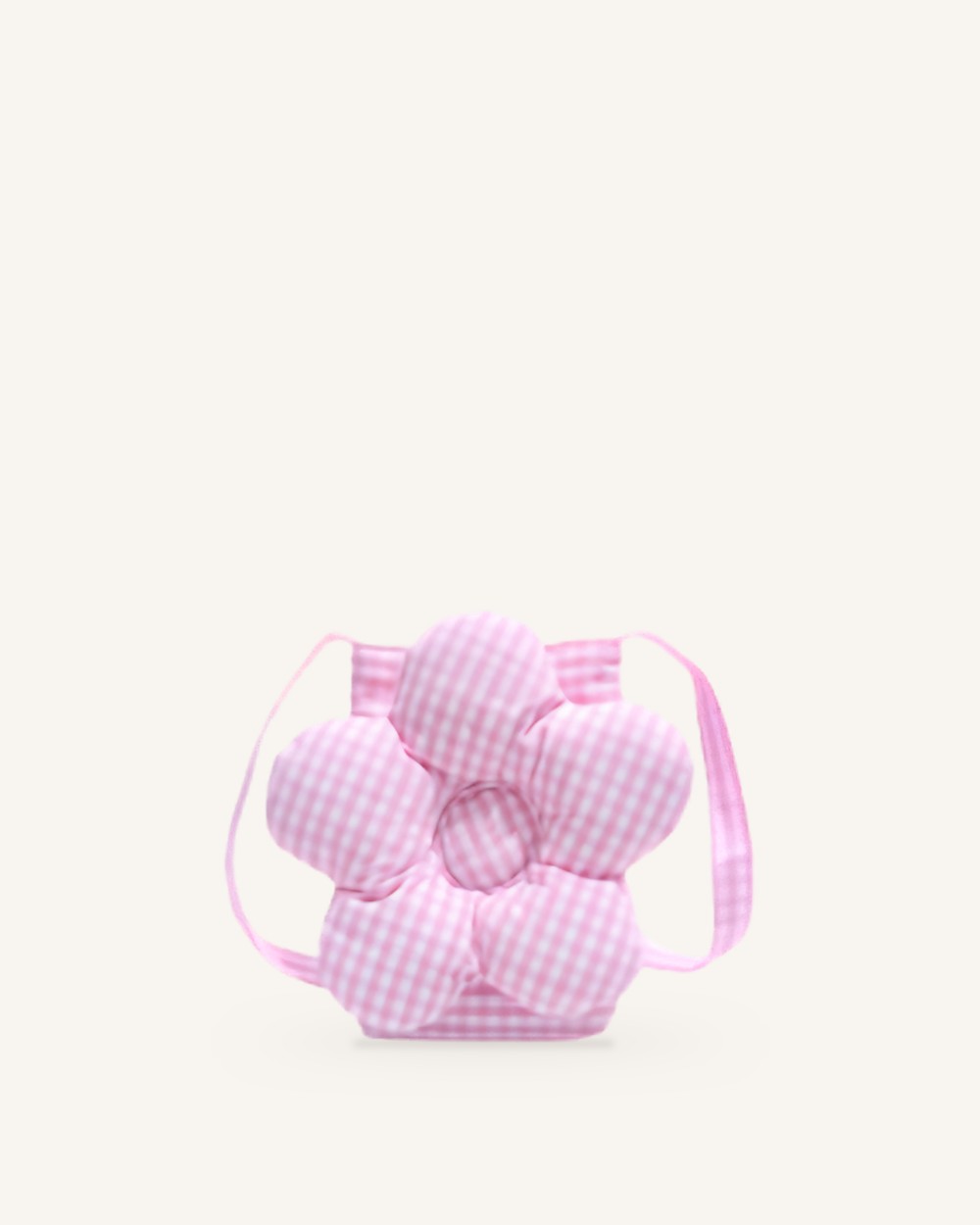 Solenne Gingham Flower Mini Shoulder Bag Main image