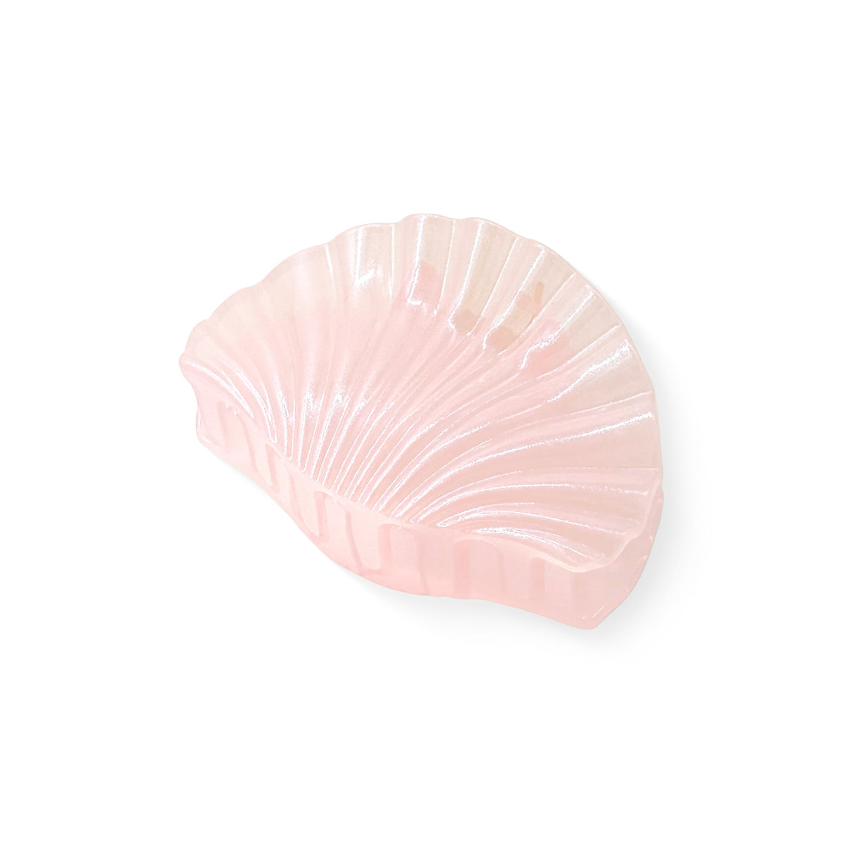 Conchelle Glossy Shell Hair Claw Clip - seashell claw clip in Pink Main image