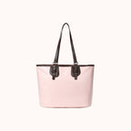 Confetta Buckle Strap Nylon Tote Bag - Baby Pink