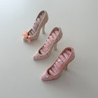 Escarpine High Heel Ring Holder - all three colours side by side