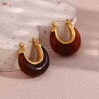 Asverra Cerchio Horseshoe Earrings