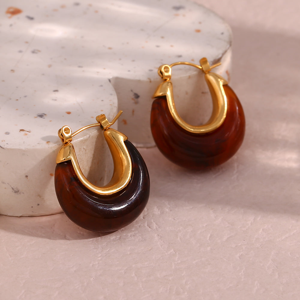 Asverra Cerchio Horseshoe Earrings
