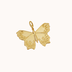 Goldener Schmetterling Taschenanhänger