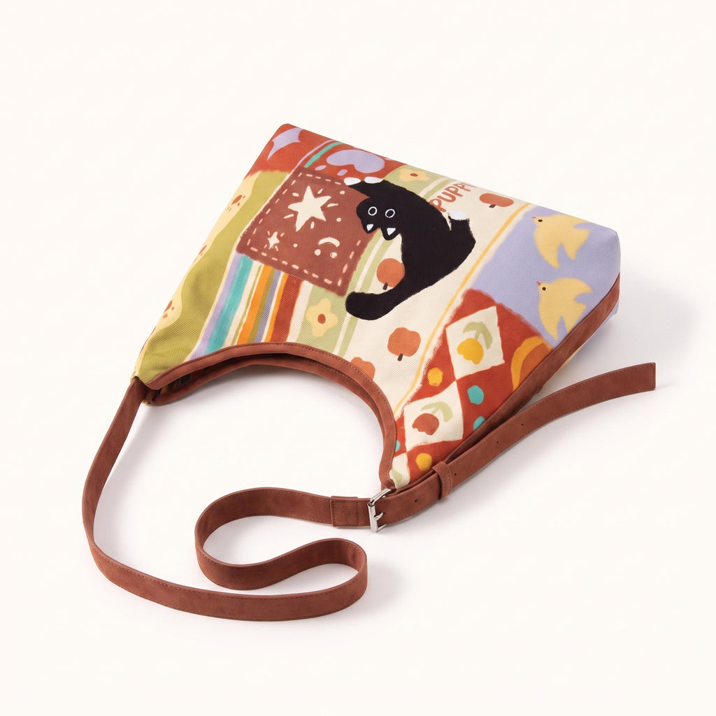 Mirano Cat Art Shoulder Bag