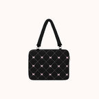 Souffléa Puffy Quilted Laptop Sleeve - Black