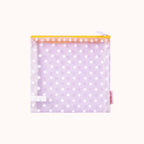 Tulléa Polka Dot Mesh Beauty Bag - Lavender Dot